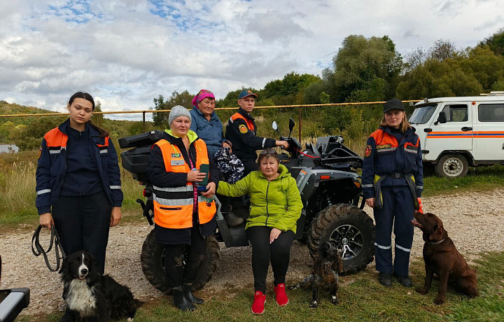 В лесах Тульской области нашли трех заблудившихся женщин-грибников