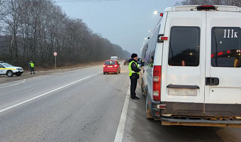 В Тульской области среди водителей автобусов поймали 25 нарушителей за четыре часа рейда