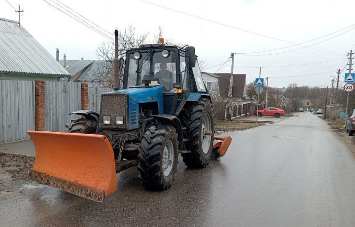 С улиц Тулы за сутки вывезли 163 кубометра смета
