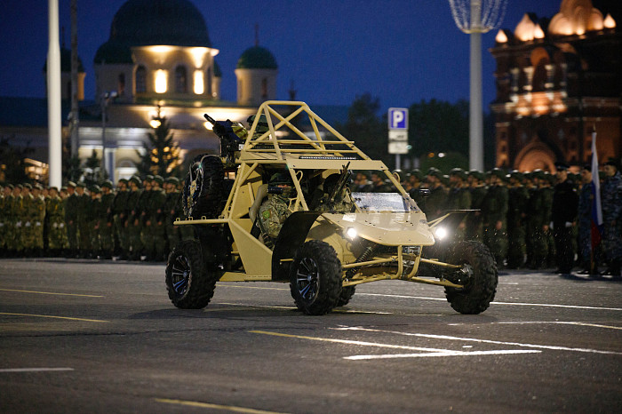 Первая репетиция Парада Победы прошла на площади Ленина в Туле