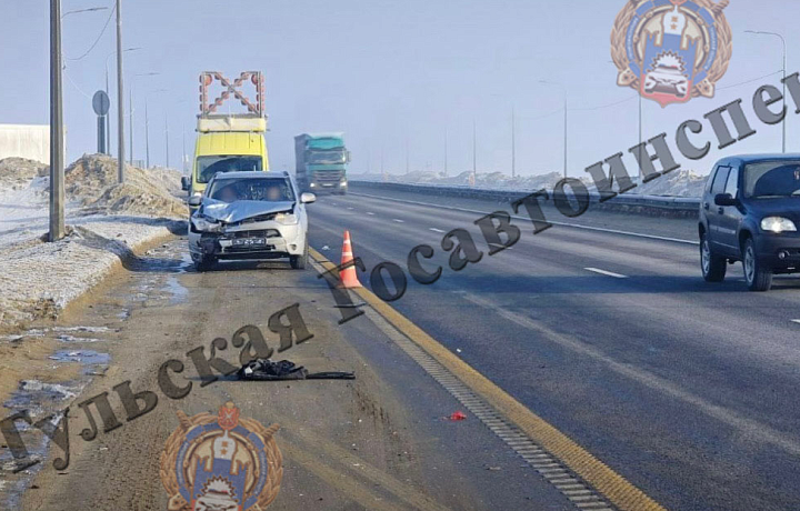 В Богородицком районе пешеход, попавший под легковушку и большегруз, погиб на месте ДТП