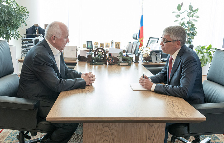 Миляев и Чемезов обсудили подготовку кадров для ОПК в Тульской области