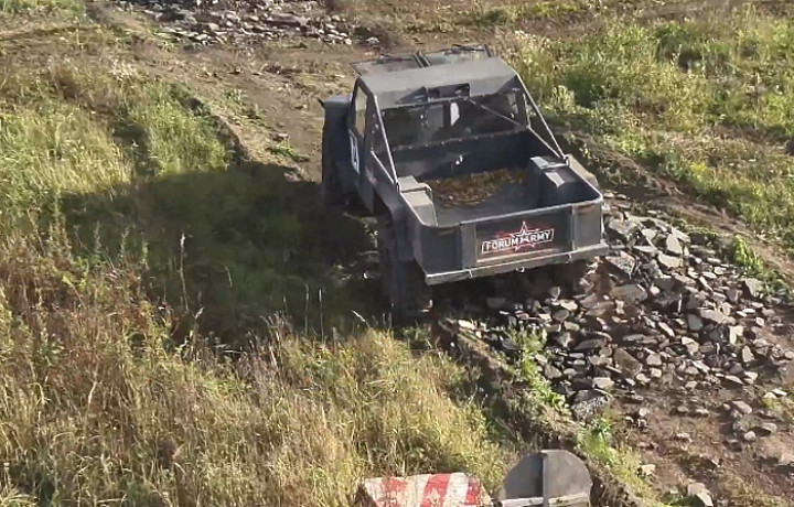 В Тульской области показали тактический пикап АГ34 с феноменальной проходимостью