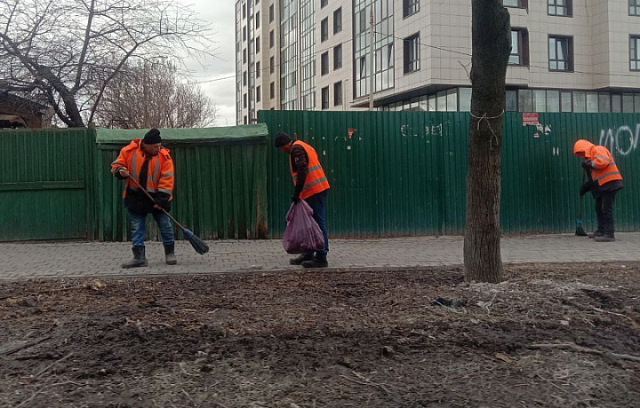 23 марта в Туле продолжится уборка дорог и тротуаров