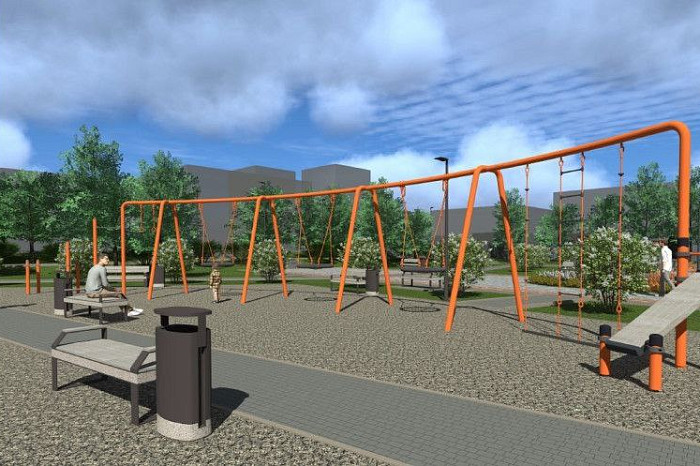 Тулякам показали, как будет выглядеть сквер «Встреча» после благоустройства