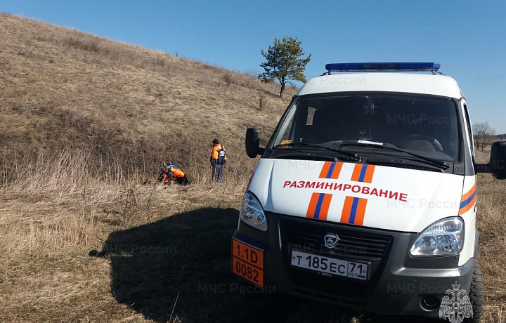 В Щекино на улице Советской нашли снаряд времен ВОВ