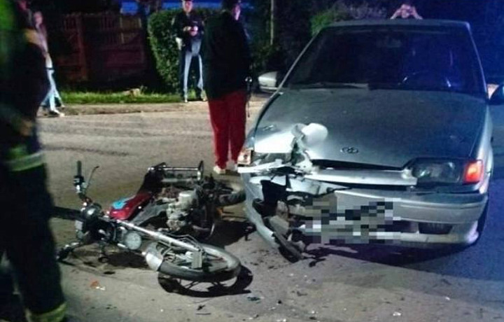 В Белеве 15-летний подросток на мотоцикле попал в ДТП