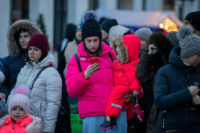 Как туляки встретили Деда Мороза: фоторепортаж