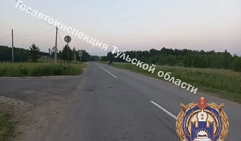 В Киреевском районе несовершеннолетний водитель питбайка попал в ДТП