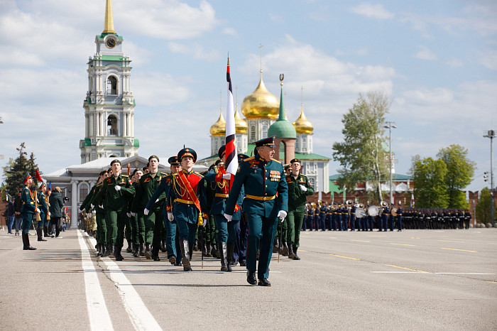 В Туле состоялся военный парад в честь Победы в Великой Отечественной войне
