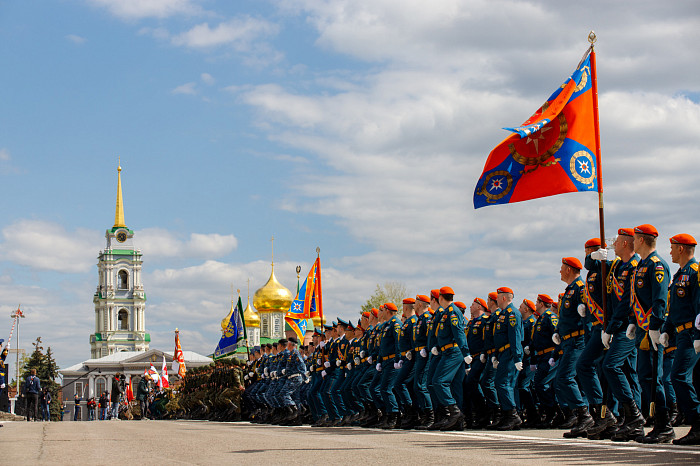 В Туле состоялся военный парад в честь Победы в Великой Отечественной войне