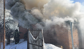 В тульской деревне Юрьево на пожаре погиб мужчина