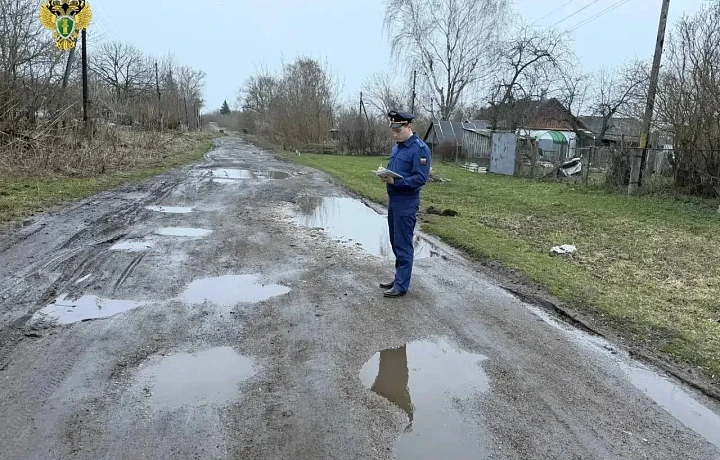 В Чернском районе прокуратура потребовала привести дороги в порядок