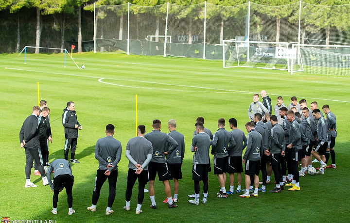 26 января тульский «Арсенал» проведет первый матч с новым главным тренером