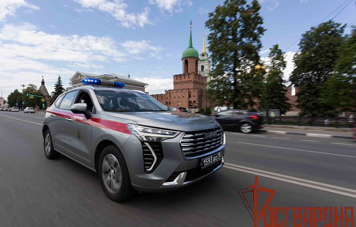 Тульские росгвардейцы выезжали более 180 раз на сигнал «тревога» за неделю