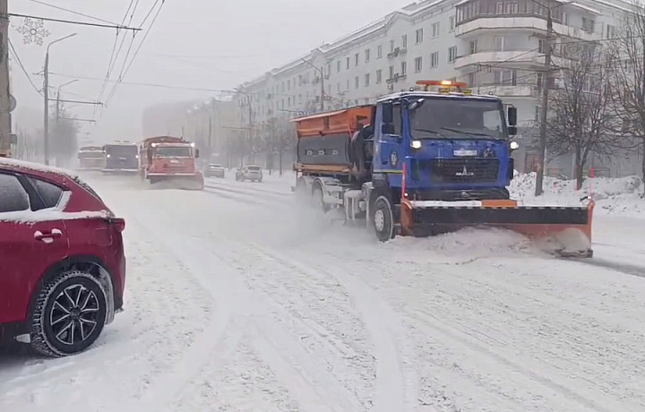 Коммунальные службы работают в усиленном режиме в Туле из-за штормового предупреждения