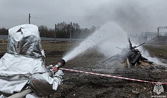 Тульские спасатели провели учения с железнодорожниками по ликвидации разлива топлива
