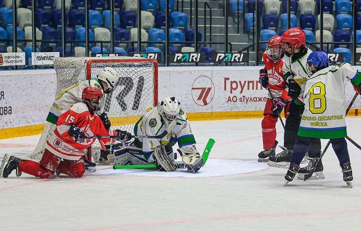 Новомосковские спортсмены стали победителями Кубка Федерации по хоккею Тульской области