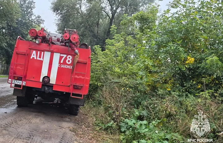 Два пожара потушили спасатели в Тульской области за прошедшие сутки