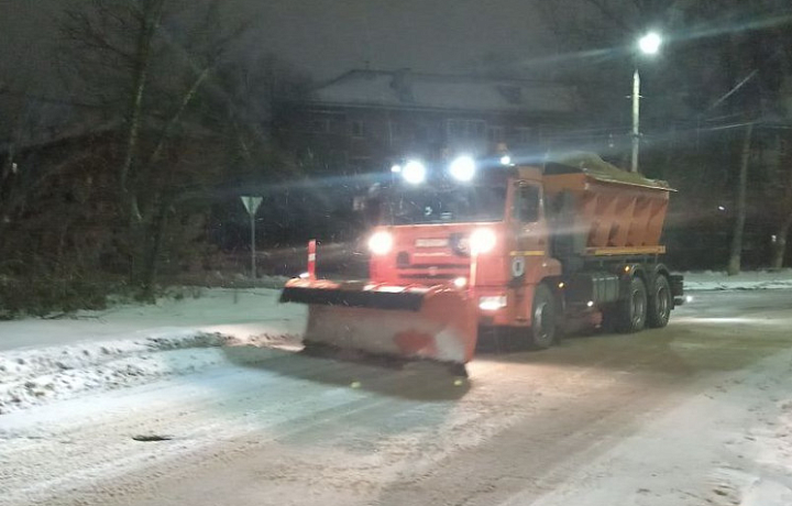 За  сутки с улиц Тулы вывезено 918 кубометров снега