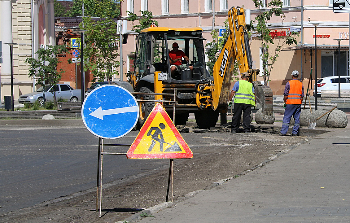 В историческом центре Тулы отремонтируют порядка 1,6 километра дорог