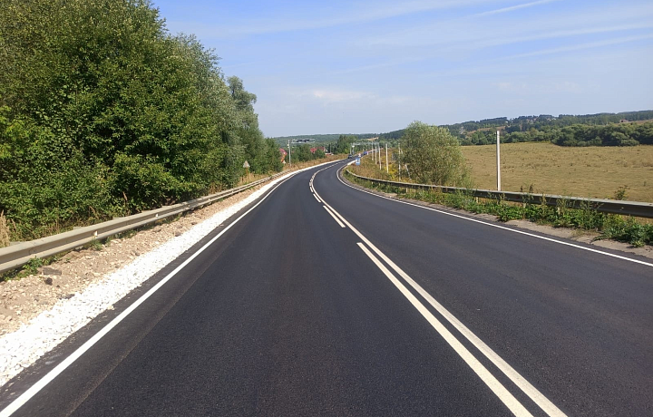 Ремонт дорог в Тульской области завершен на 90%