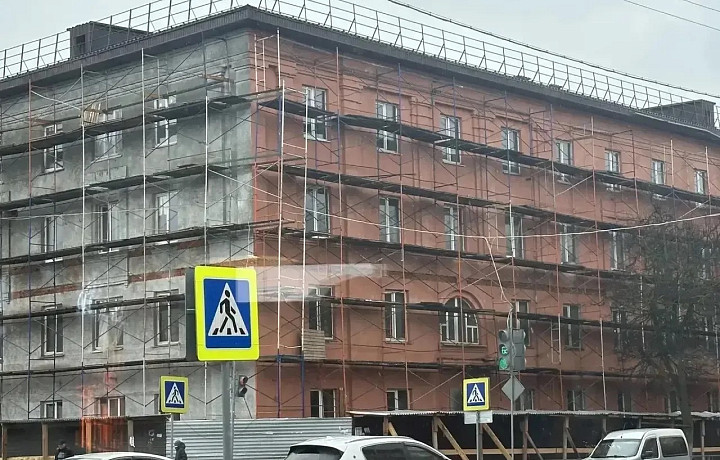 В Узловой идёт капитальный ремонт филиала Тульского медколледжа
