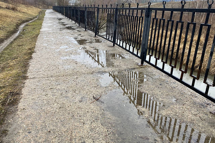 Туляки обратили внимание на неухоженное состояние Пролетарской набережной