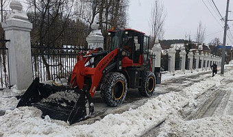 С улиц Тулы за сутки убрали семь тысяч кубометров снега