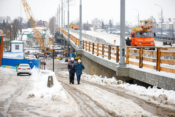 В Туле завершилась реконструкция первой половины Московского путепровода