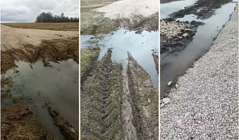 «Скорая» не успеет: деревня под Тулой снова увязла в бездорожье
