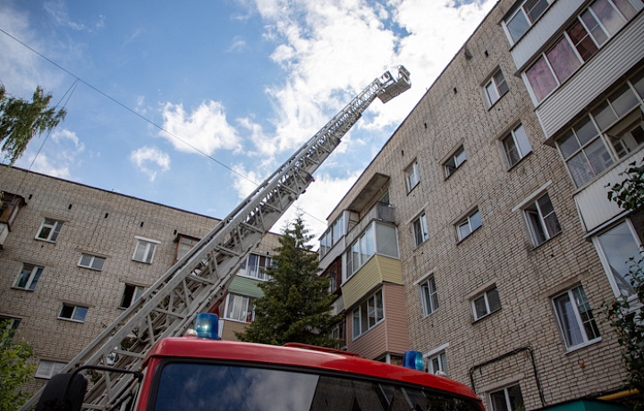 За неделю в Тульской области случилось 20 пожаров