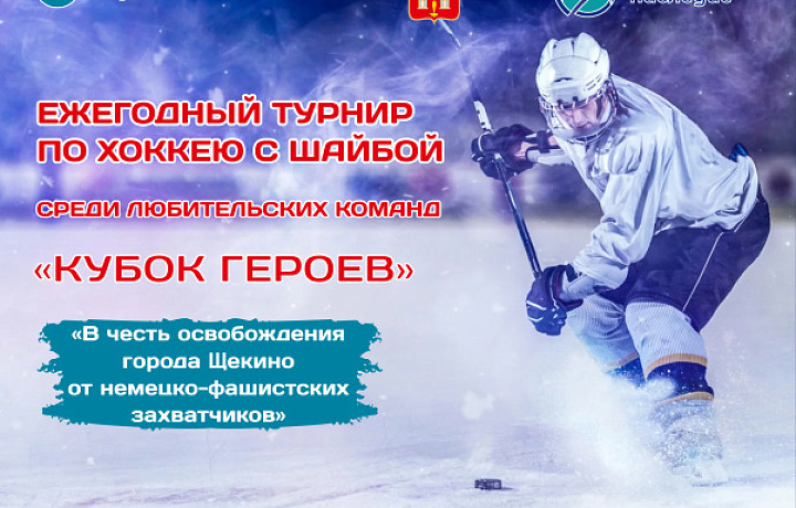 В Щекино 28 октября пройдет областной турнир по хоккею