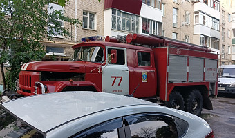 На пожаре в жилом доме в Донском пострадал человек