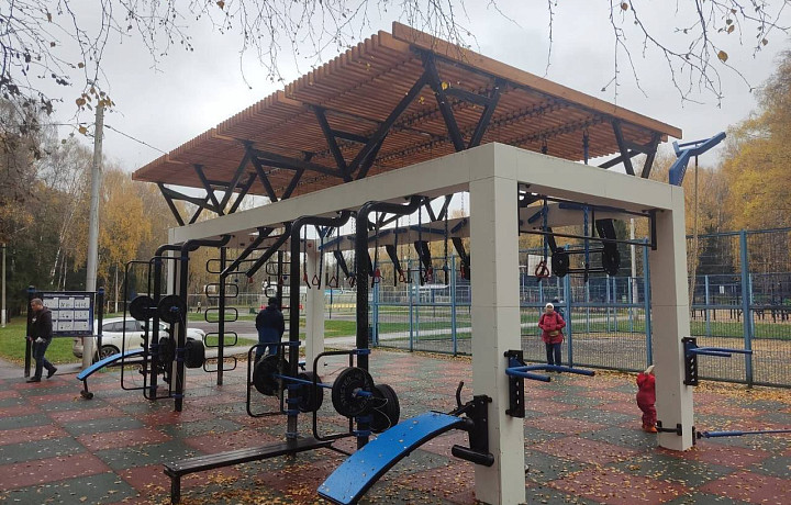 В Центральном парке Тулы появился новый спорткомплекс «Центр Силы»