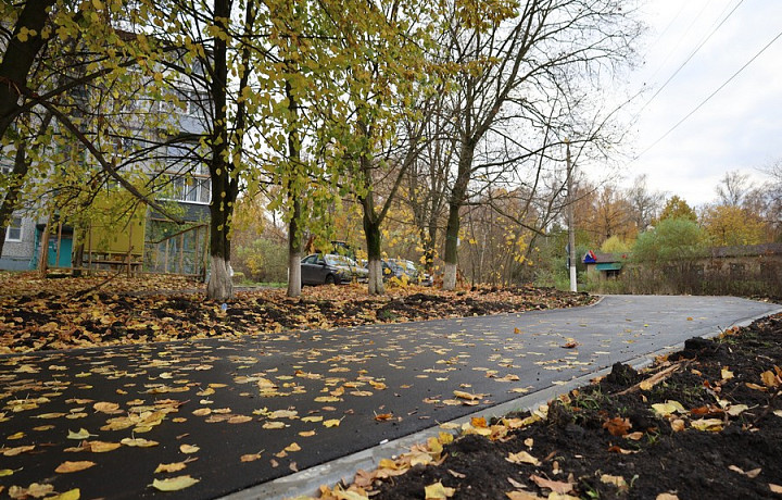 В Новомосковске отремонтировали тротуар на Залесном микрорайоне