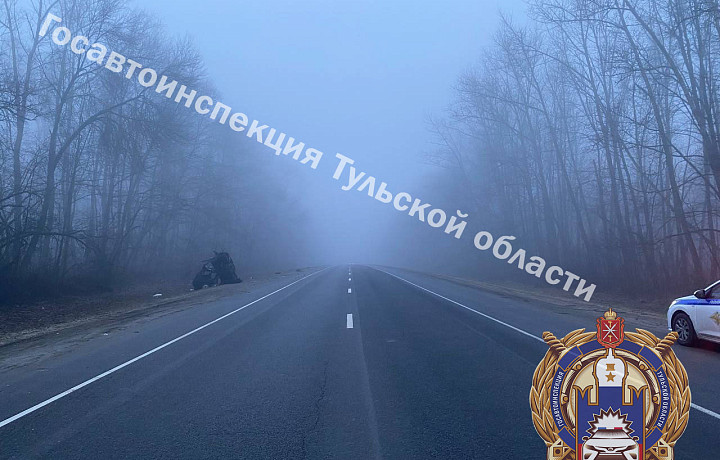 Водитель ВАЗа погиб в лобовом ДТП на трассе М2 «Крым» в Тульской области