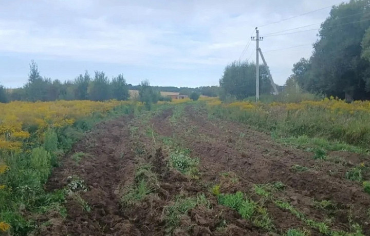 В населенных пунктах Большой Тулы началась осенняя противопожарная опашка