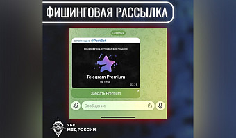 Тулякам рассказали о фишинговой рассылке на подарочную подписку Telegram Premium