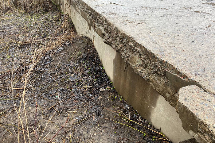 Туляки обратили внимание на неухоженное состояние Пролетарской набережной