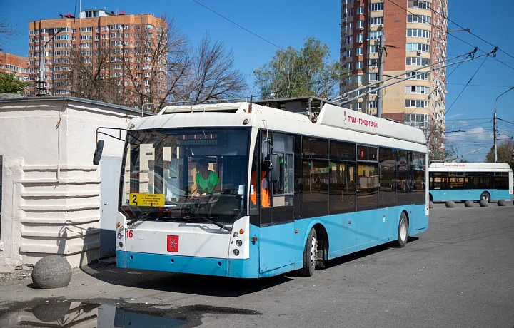 На маршруты Тулы выйдут два новых троллейбуса