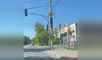 В Туле сломался светофор на пересечении улиц Энгельса и Тульского Рабочего Полка