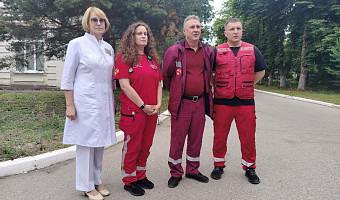 Скорая помощь приехала на место падения БПЛА в Туле за 15 минут