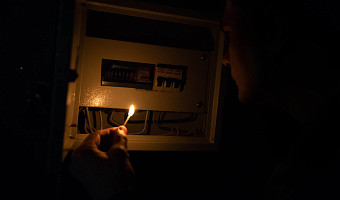 В тульском поселке Арсеньево из-за непогоды отключилось электричество