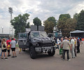 В фан-зоне «Арсенала» устроили выставку военной техники