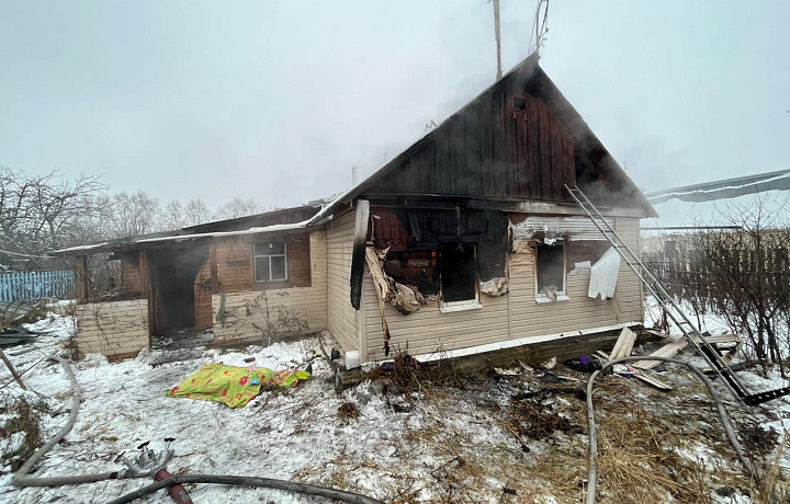 В Тульской области в доме сгорела 32-летняя женщина