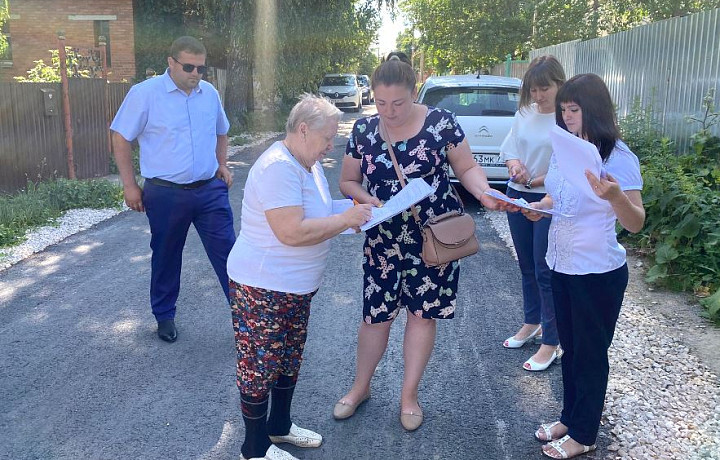 В Туле прошла приемка ремонта автодорог по проекту «Наш город»