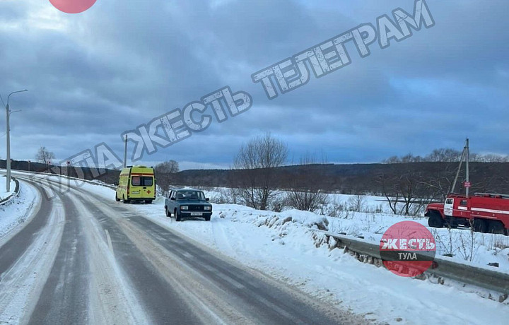 Очевидцы сообщают о рыбаке, провалившемся под лед на реке Ока в Алексинском районе