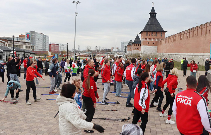 Около 300 человек прошли по «Маршруту здоровья» в Туле