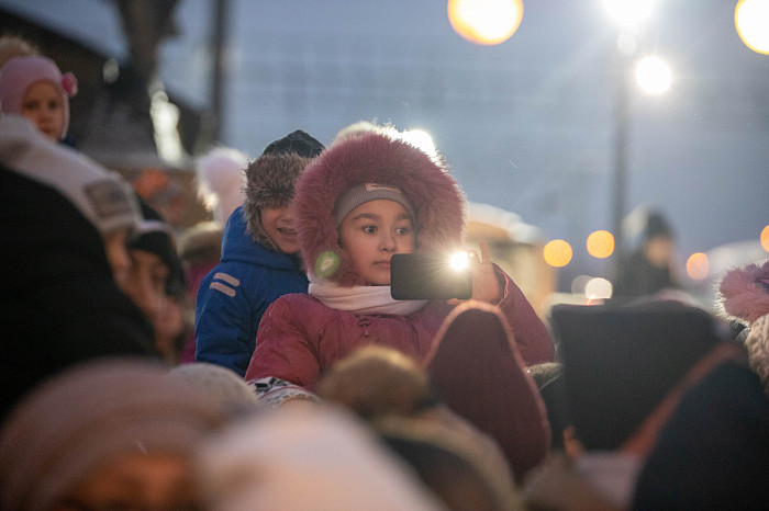 Как туляки встретили Деда Мороза: фоторепортаж